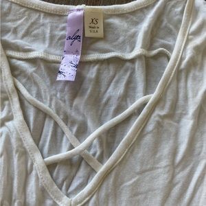 Off white drapey shirt